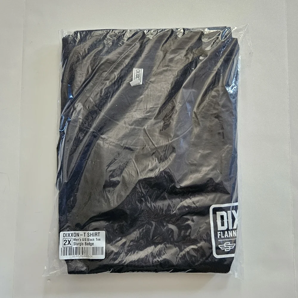 Genuine Dixxon Flannel Co Sturgis SD Badge Black Tee T-shirt XL 2XL 3 XL - Picture 3 of 6